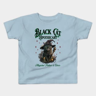 Black Cat Apothecary - Magickal Potions and Elixirs Halloween Kids T-Shirt